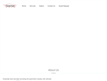Tablet Screenshot of corp-auto.com
